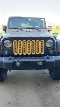 Beige 2016 Jeep Wrangler Willys Wheeler