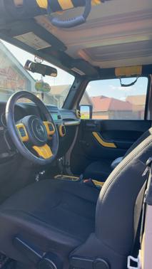 Beige 2016 Jeep Wrangler Willys Wheeler