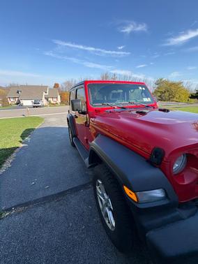 Red 2018 Jeep Wrangler Sport S