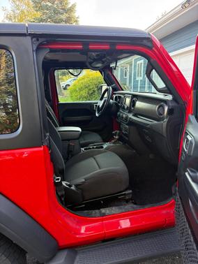 Red 2018 Jeep Wrangler Sport S