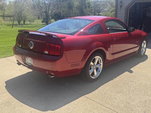 Red 2008 Ford Mustang GT Premium