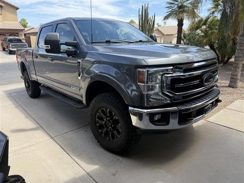 Gray 2022 Ford F-250 Lariat