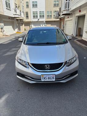 Silver 2015 Honda Civic LX