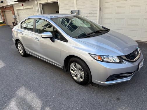 Silver 2015 Honda Civic LX