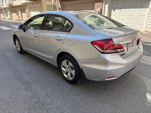 Silver 2015 Honda Civic LX