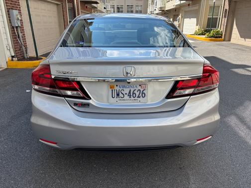 Silver 2015 Honda Civic LX