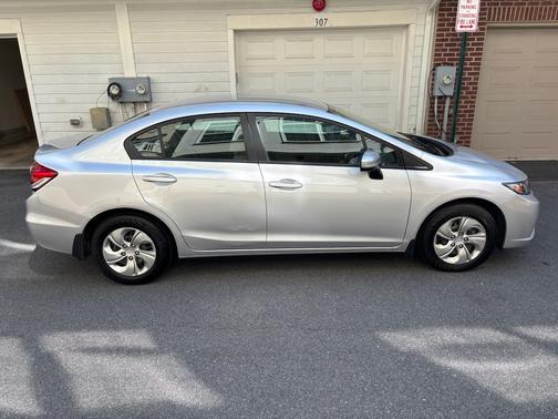 Silver 2015 Honda Civic LX