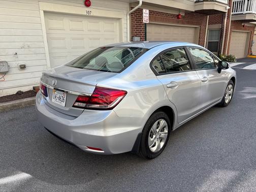 Silver 2015 Honda Civic LX