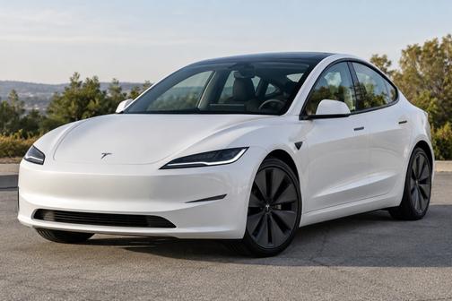 White 2024 Tesla Model 3 Long Range