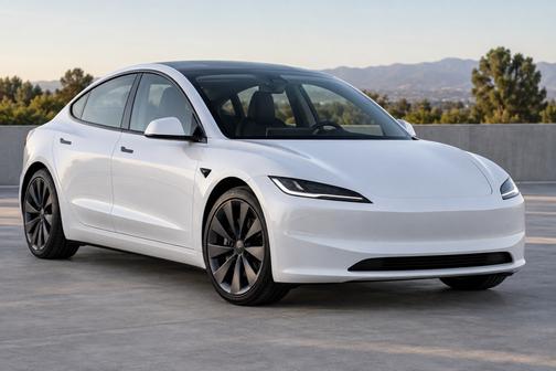 White 2024 Tesla Model 3 Long Range