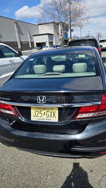 Black 2013 Honda Civic LX