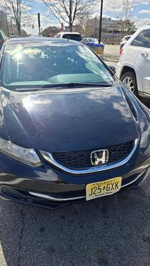 Black 2013 Honda Civic LX