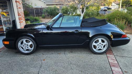 Black 1993 Porsche 911 911 Carrera Cabriolet