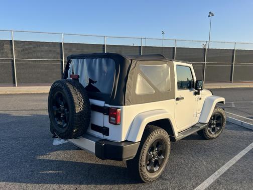 White 2014 Jeep Wrangler Sahara