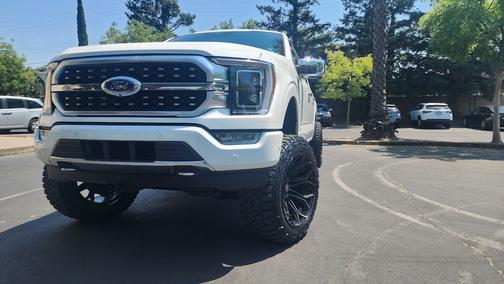 White 2021 Ford F-150 Platinum