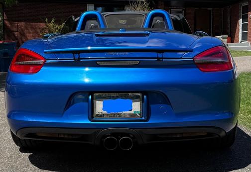 Blue 2015 Porsche Boxster Boxster