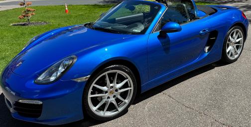 Blue 2015 Porsche Boxster Boxster
