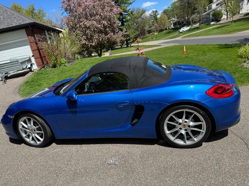 Blue 2015 Porsche Boxster Boxster
