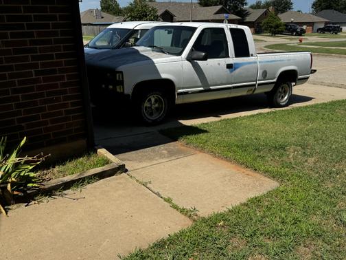 White 1996 Chevrolet 1500 Extended Cab