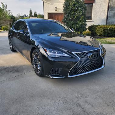 Black 2021 Lexus LS 500 Base