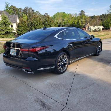 Black 2021 Lexus LS 500 Base