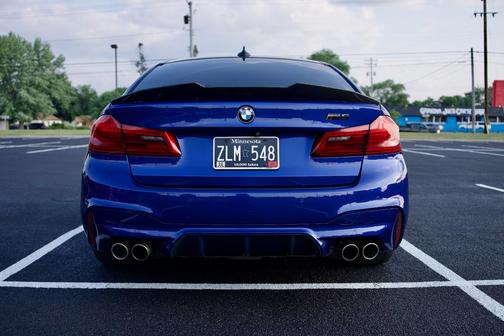 Blue 2018 BMW M5 Base