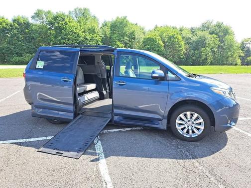 Blue 2015 Toyota Sienna Limited Premium