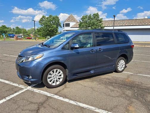 Blue 2015 Toyota Sienna Limited Premium