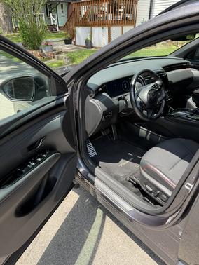 Gray 2024 Hyundai TUCSON Hybrid N Line