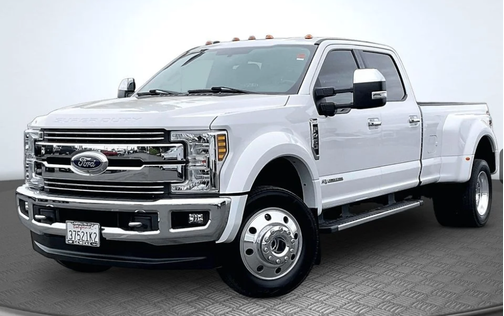 White 2018 Ford F-450 Limited