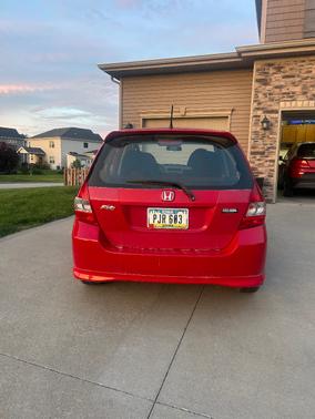Red 2007 Honda Fit Sport