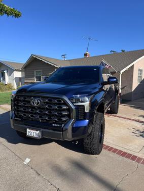 Blue 2023 Toyota Tundra Platinum
