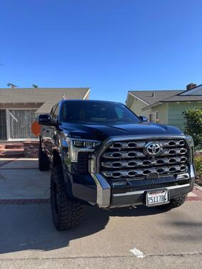Blue 2023 Toyota Tundra Platinum