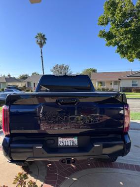 Blue 2023 Toyota Tundra Platinum