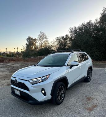 White 2024 Toyota RAV4 Hybrid XLE Premium