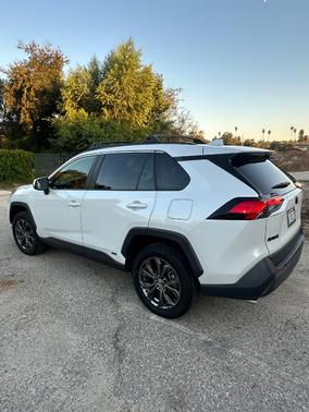 White 2024 Toyota RAV4 Hybrid XLE Premium