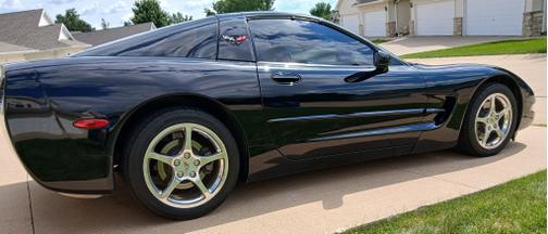 Black 2002 Chevrolet Corvette Base