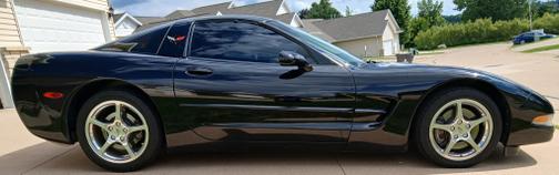 Black 2002 Chevrolet Corvette Base