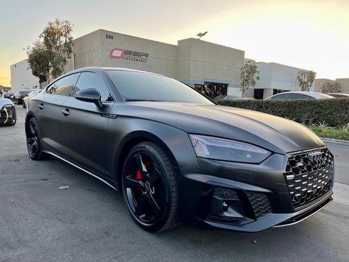 Black 2023 Audi A5 45 S line Prestige