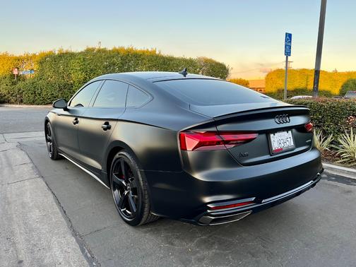 Black 2023 Audi A5 45 S line Prestige