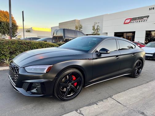 Black 2023 Audi A5 45 S line Prestige