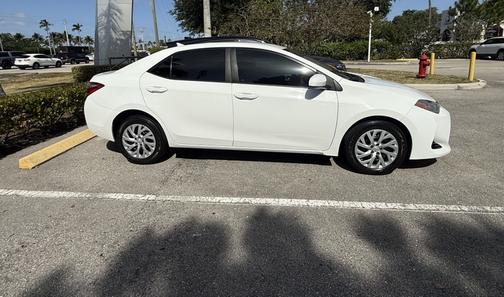 White 2019 Toyota Corolla LE