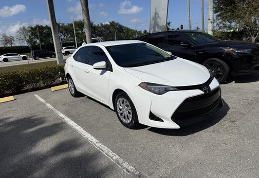White 2019 Toyota Corolla LE
