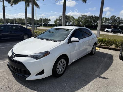 White 2019 Toyota Corolla LE