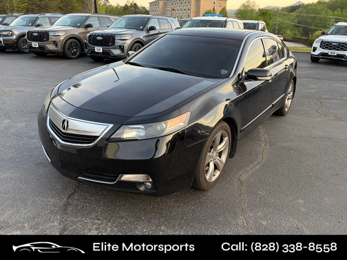 Black 2012 Acura TL Technology