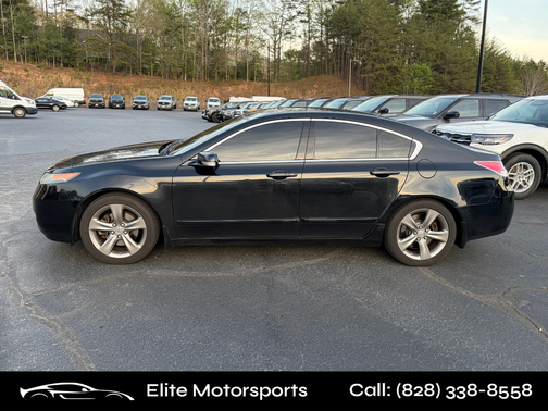 Black 2012 Acura TL Technology