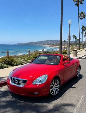 Red 2005 Lexus SC 430 Base