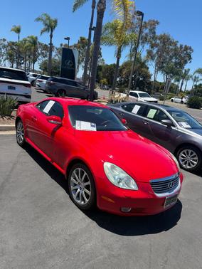 Red 2005 Lexus SC 430 Base