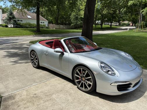 Silver 2014 Porsche 911 911 Carrera S Cabriolet