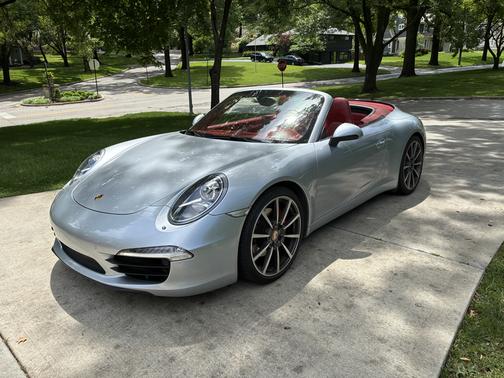 Silver 2014 Porsche 911 911 Carrera S Cabriolet
